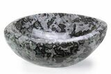 Polished, Indigo Gabbro Bowl - Madagascar #244578-1